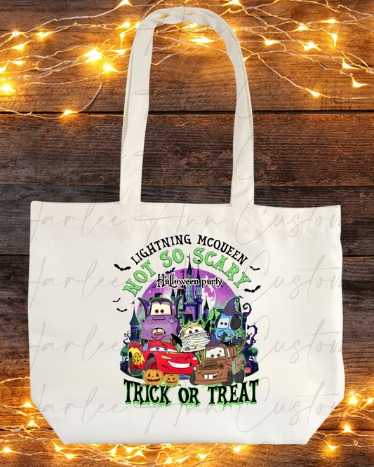 Spooky Cars Trick or Treat Tote