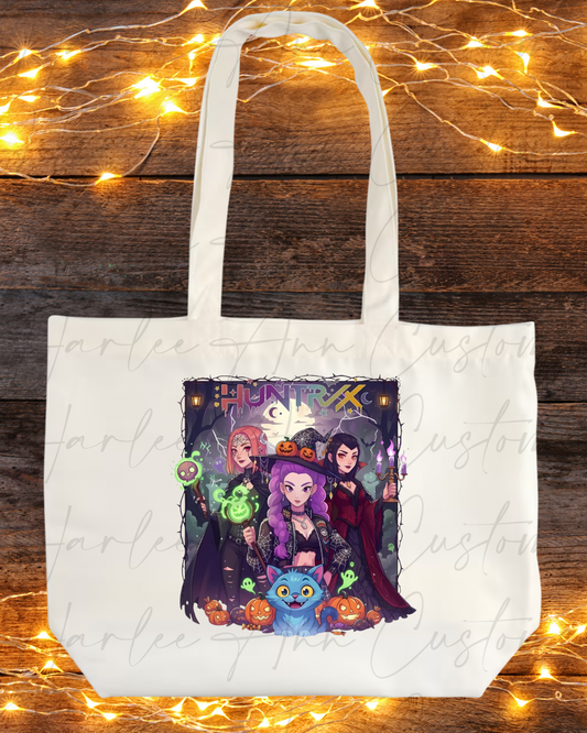 Halloween Witchy K-Pop Huntr/X Trick or Treat Tote