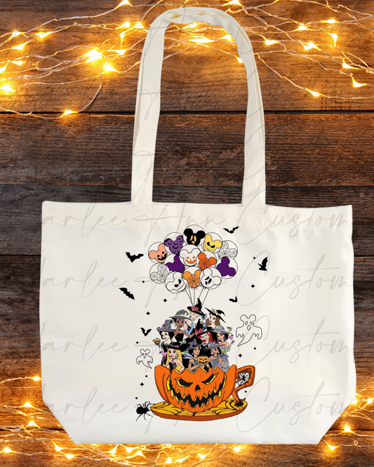 Spooky Princess Trick or Treat Tote