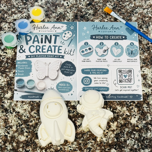 2pc Space - Paint & Create DIY Plaster Kit