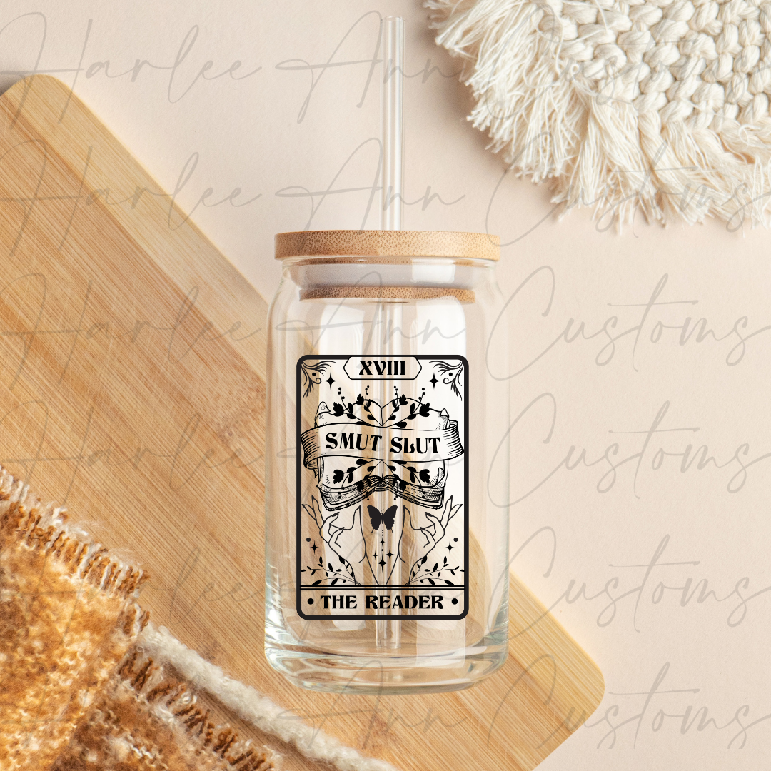 Tarot Smut Slut Glass Cup