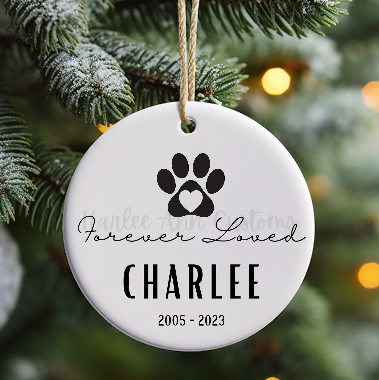 Pet Memorial Ornament