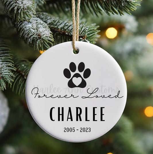Pet Memorial Ornament