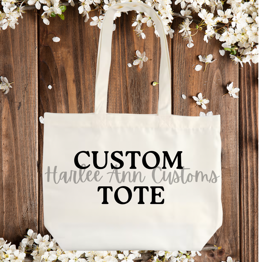 CUSTOM REUSABLE TOTE BAG