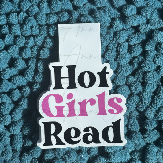 Hot Girls Read Magnetic Bookmark
