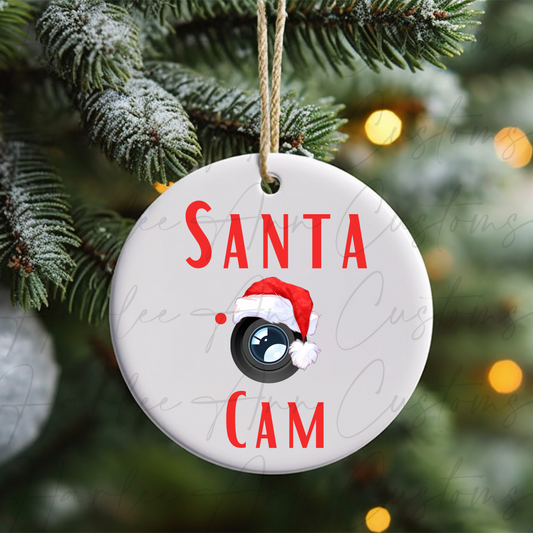 Santa Cam Ornament