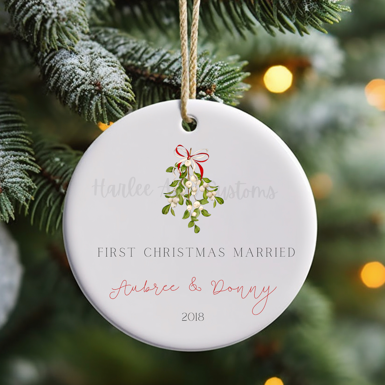 First Christmas Married Ornament