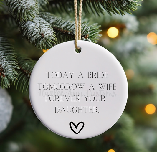 Mother Of The Bride Ornament